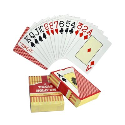 0120003-1 Texas Hold' Em Τράπουλα - Poker Plastic Playing Cards