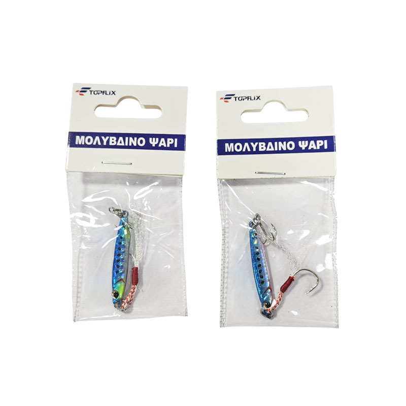 0127347 Topflix Μολυβένιο Ψάρι Τεχνητό Δόλωμα 5gr - Lead Fish Artificial Lure