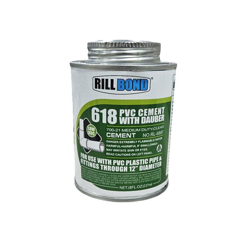 0187011 Rillbond Κόλλα PVC 618 237ml - PVC Cement