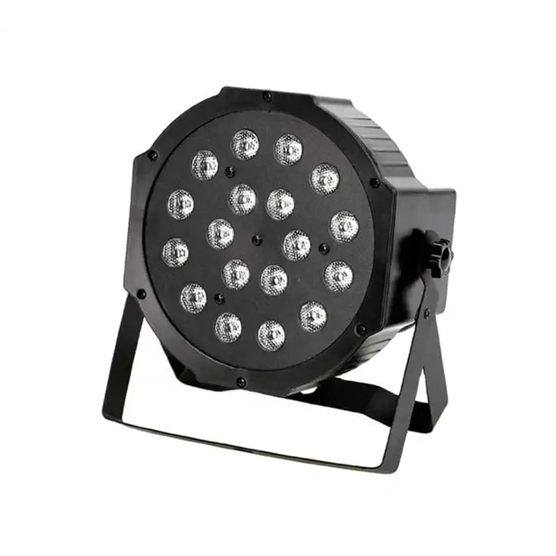 027085 Φωτορυθμικό 18 LED - Mini flat par light stage