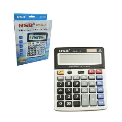 0301021-1 RSB Ηλεκτρονικό Αριθμομηχανή 12 Ψηφίων DN-9112 - Electronic Calcurator