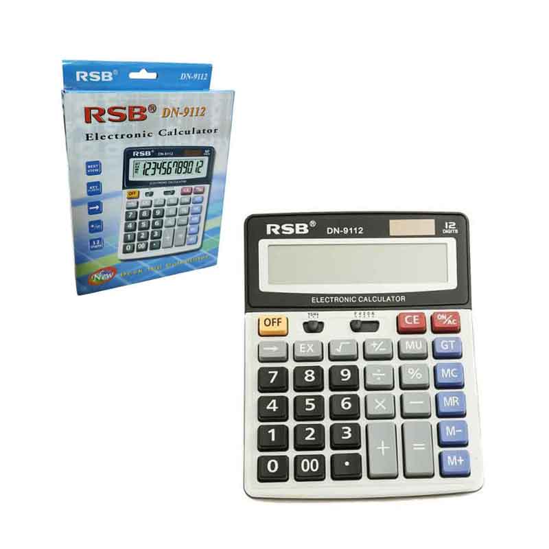 0301021-1 RSB Ηλεκτρονικό Αριθμομηχανή 12 Ψηφίων DN-9112 - Electronic Calcurator