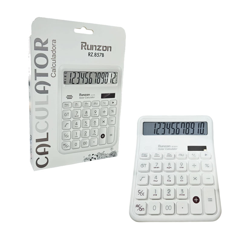 0301022 Runzon Αριθμομηχανή Γραφείου/Κομπιουτεράκι RZ-857B - Calculator