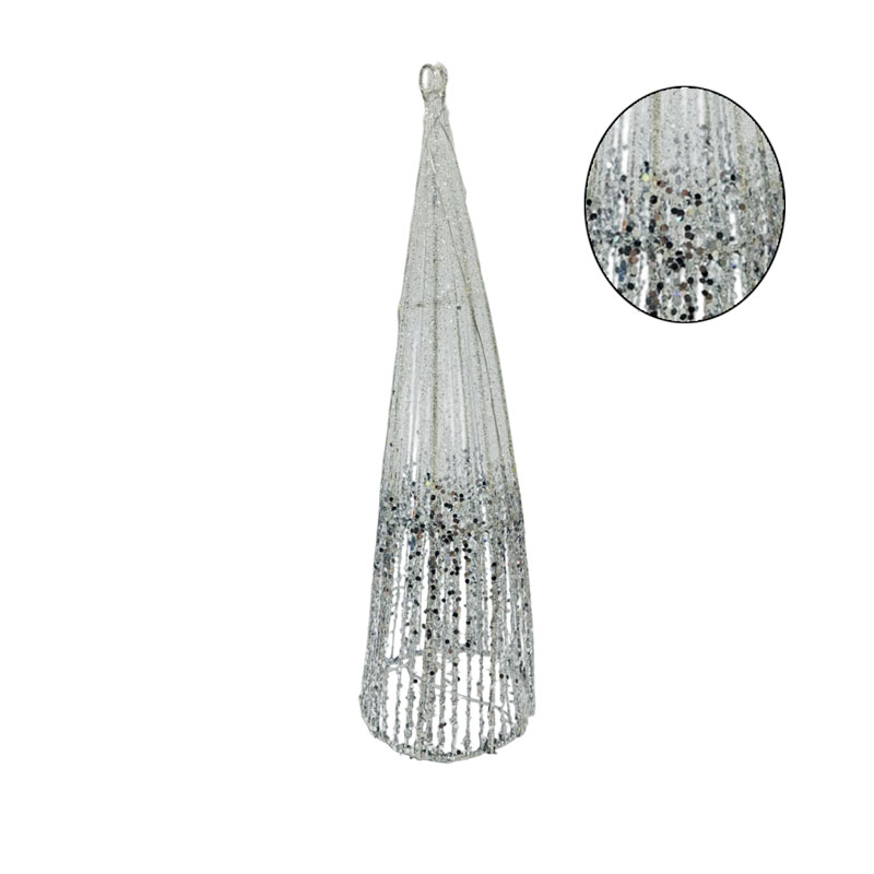 0302004-3 Φωτιζόμενο Διακοσμητικό Δεντράκι 60cm με Γκλίτερ - Illuminated Decorative Glitter Tree