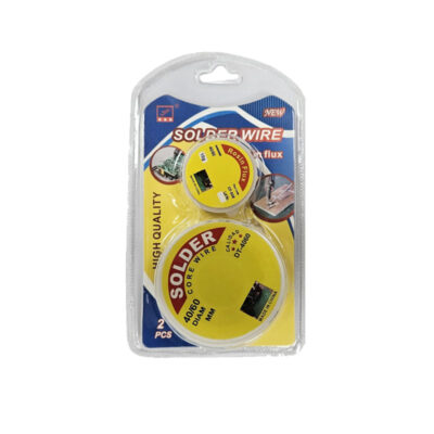 0308004 Σετ Καλώδιο Κολλήσεως με Flux 2 Τεμάχια 40/60 diam mm DT-4060 - Solder Wire + Rosin Flux