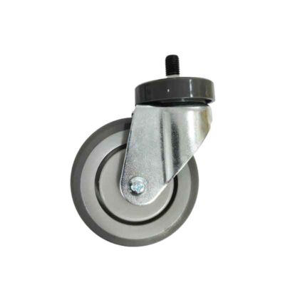 0309004 Ρόδα Επίπλου με Βίδα και Μεταλλικό Στήριγμα - Furniture Caster Wheel with Screw and Metal Bracket
