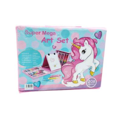 0310002-3 Σετ Ζωγραφικής 32.6x27.7cm 208τμχ - Super Mega Art Set