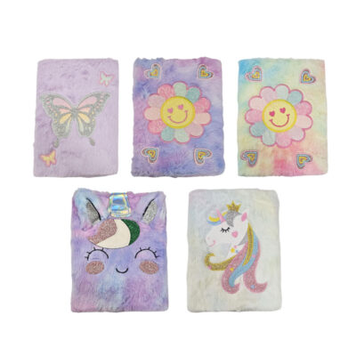 0310003-5 Τετράδιο Α5 με Χνουδωτό Εξώφυλλο - Notebook with Fluffy Cover