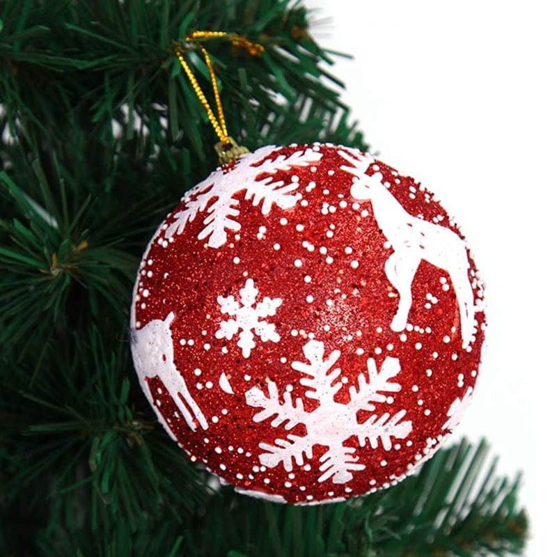 036036 Σετ Χριστουγεννιάτικες Μπάλες 8cm 3τμχ - Christmas Balls 3pcs
