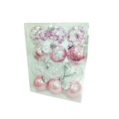 036086-1 Σετ Χριστουγεννιάτικες Μπάλες 12τμχ 5.5cm - Christmas decoration balls