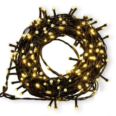 041057-1 Χριστουγεννιάτικα λαμπάκια σε θερμό χρώμα 6m 240 LED – Christmas lights warm light