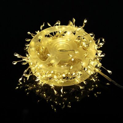 041075 Χριστουγεννιάτικα Λαμπάκια Ηλιακά LED Θερμό Χρώμα σε Κουλούρα 500L 20m - Christmas atmosphere light string warm light solar