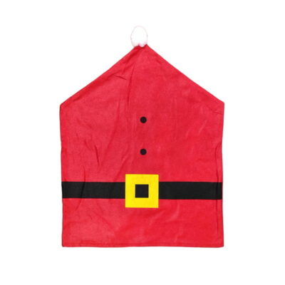 048005 Χριστουγεννιάτικο Κάλυμμα Πλάτης Καρέκλας Στολή Αγίου Βασίλη - Santa Claus Chair Cover