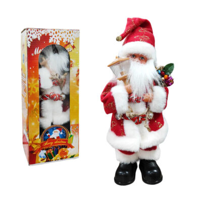 057011 Διακοσμητικός Άγιος Βασίλης με Μουσική, Κίνηση & Φως - Christmas decoration Santa Clause