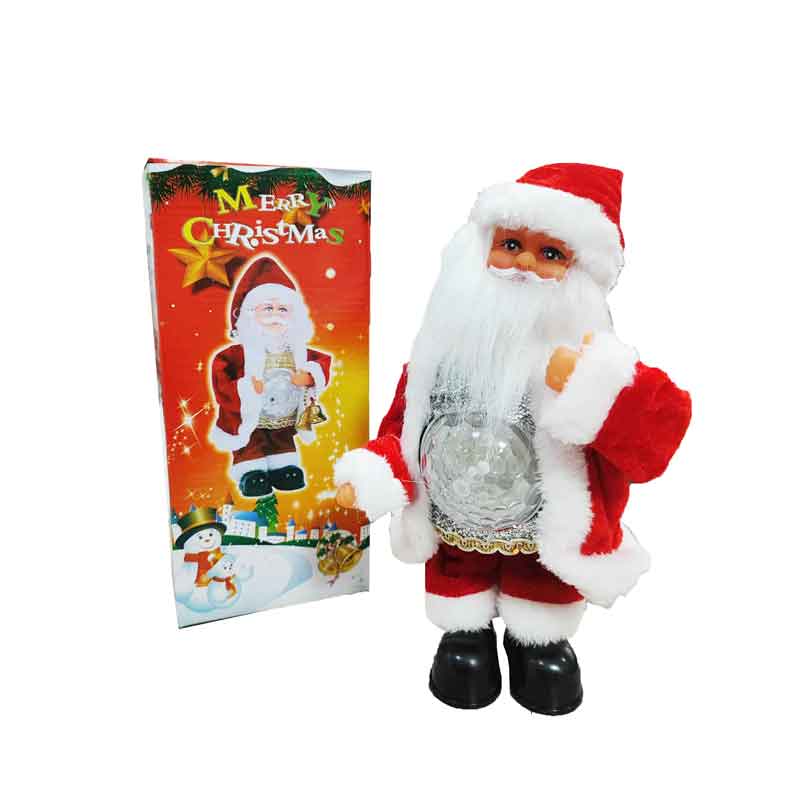 057016 Διακοσμητικός Άγιος Βασίλης με Φως 27cm - Santa Claus with Light