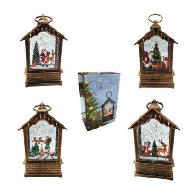 063011 Χριστουγεννιάτικη Φαναράκι με Φωτισμό και Μουσική – Christmas TV with Light and Music