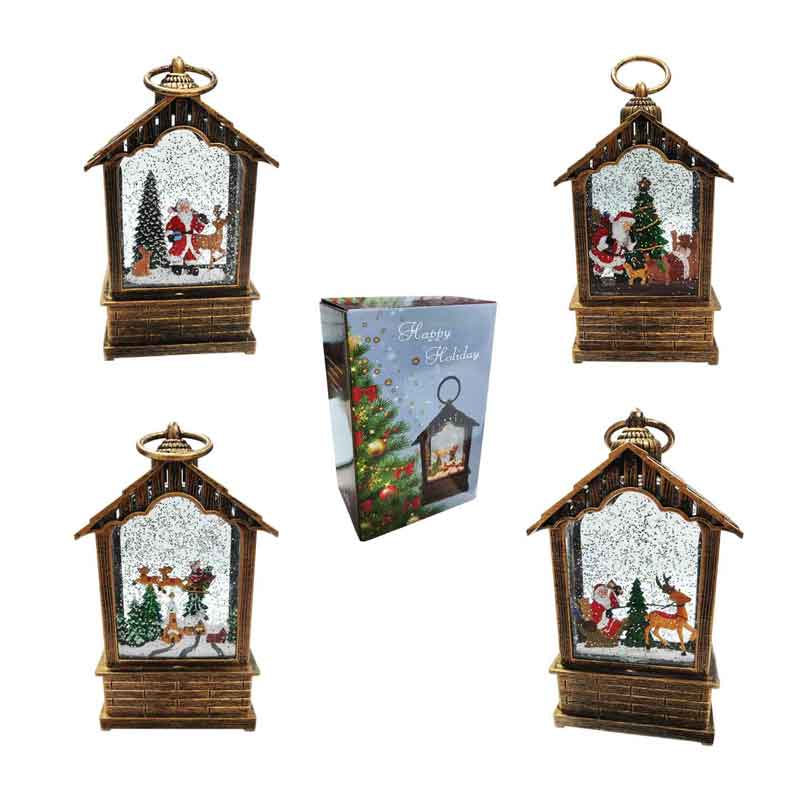 063011 Χριστουγεννιάτικη Φαναράκι με Φωτισμό και Μουσική – Christmas TV with Light and Music