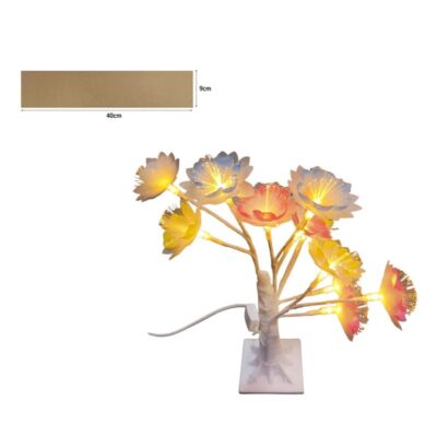 064007-3 Χριστουγεννιάτικο δεντράκι με λουλούδια - Christmas decoration tree