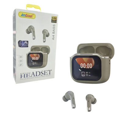0751114 Andowl Ασύρματα Ακουστικά Με Θήκη Φόρτισης Και ANC Ai4 Bass - Wireless Earphones with Charging Case
