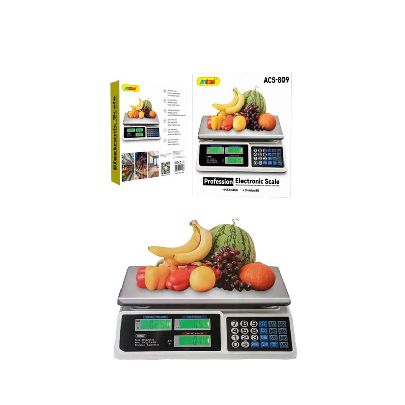 075643-5 Andowl Επαγγελματική Ψηφιακή Ζυγαριά ACS-809 - Electronic Scale