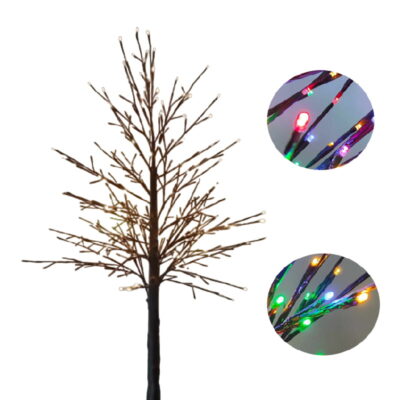 082315 Led Φωτιζόμενο Χριστουγεννιάτικο Δέντρο Με 300Led Πολύχρωμο Φωτισμό 1.80m - Chistmas LED tree RGB light