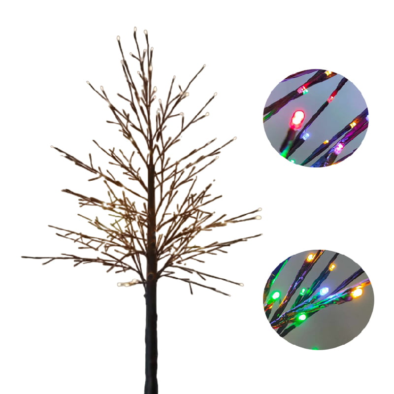 082315 Led Φωτιζόμενο Χριστουγεννιάτικο Δέντρο Με 300Led Πολύχρωμο Φωτισμό 1.80m - Chistmas LED tree RGB light