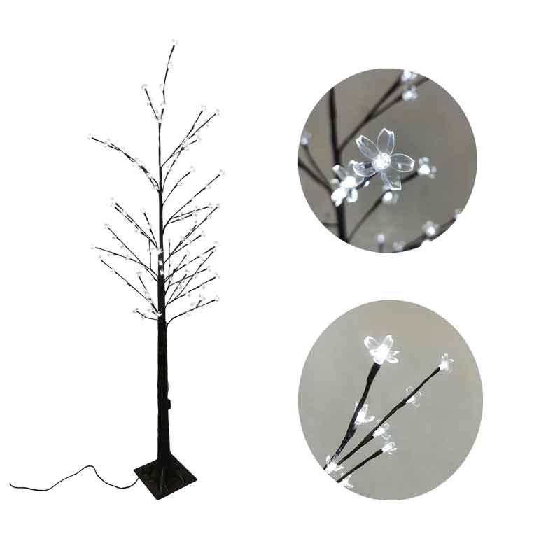 082343 Led Φωτιζόμενο Χριστουγεννιάτικο Καφέ Δέντρο Με Ψυχρό Φωτισμό 1.50(h)cm 112LED - Chistmas LED tree