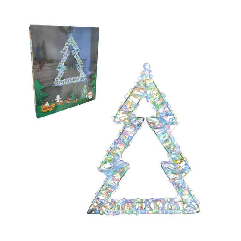 082352 Χριστουγεννιάτικο Διακοσμητικό LED Δέντρο – 41x36cm Θερμός Φωτισμός - Christmas Lights