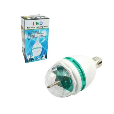 15509-1 Περιστρεφόμενη Disco λάμπα για πάρτι- Full Color Rotating Lamp
