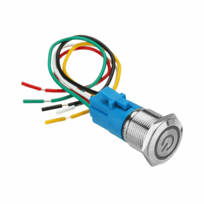 180913 Διακόπτης μπουτόν nickel - R-F13103-16-1FU - 180913