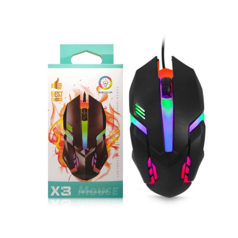 Εσύρματο ποντίκι RGB X3 - RGB Wireless optical mouse