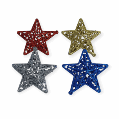 23068 Σετ Χριστουγεννιάτικα στολίδια - 8cm - 4pcs - 230683