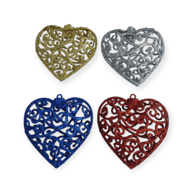 23069 Σετ Χριστουγεννιάτικα στολίδια - 8cm - 4pcs - 230690