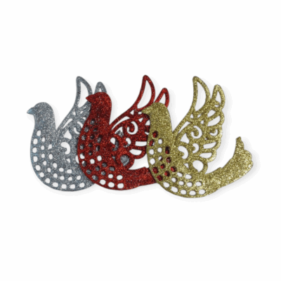 230812 Σετ Χριστουγεννιάτικα στολίδια - 10cm - 3pcs - 230812