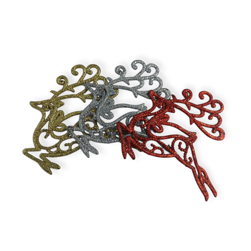 Σετ Χριστουγεννιάτικα στολίδια - 13cm - 3pcs - 230836