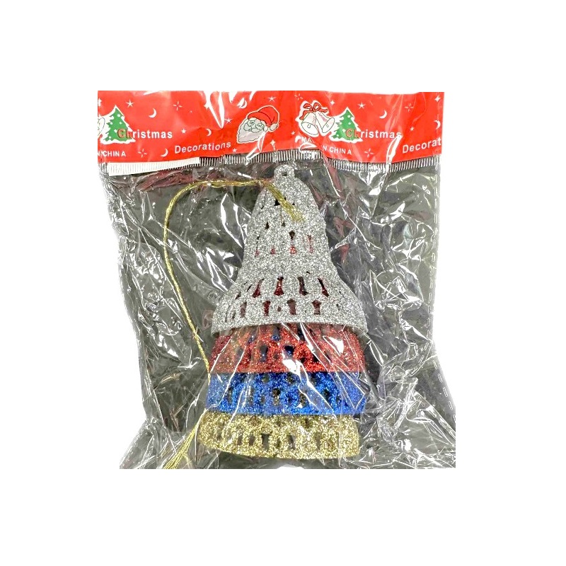 Σετ Χριστουγεννιάτικα στολίδια - 8cm - 4pcs - 230898