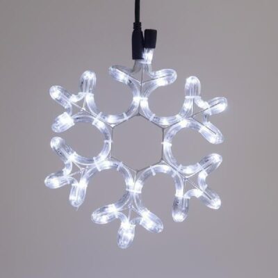 290057 Χιονονιφάδα Led Ψυχρό Φως με καλώδιο - Christmas snowflake light LED