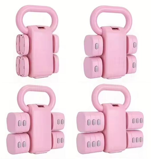 Πολυλειτουργικό ρυθμιζόμενο σετ αλτήρων - 5.5kg - 80382B - 290243 - Pink