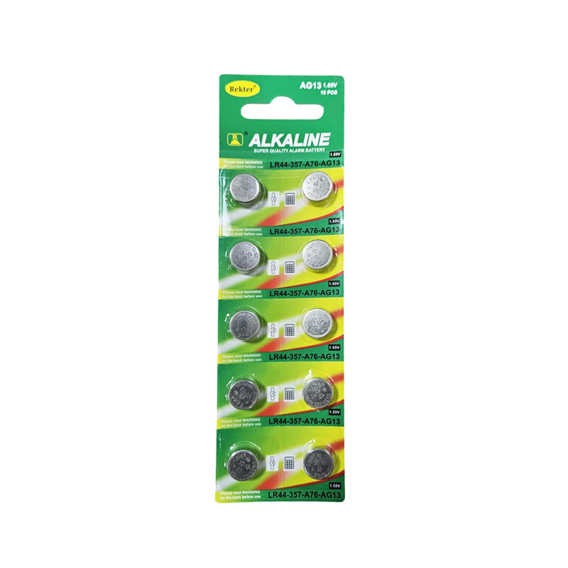 381517 Σετ Αλκαλικών Μπαταριών LR44 1.5V 10τμχ - Alkaline Battery Set