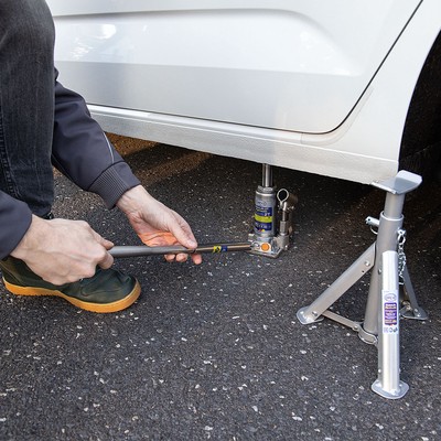 431020-1 ALCA υδραυλικός γρύλος μπουκάλας 431020, έως 2 τόνοι, 31cm