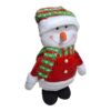 Χριστουγεννιάτικη λούτρινη κούκλα Χιονάνθρωπος με πτυσσόμενα πόδια - MY93101B - 501418