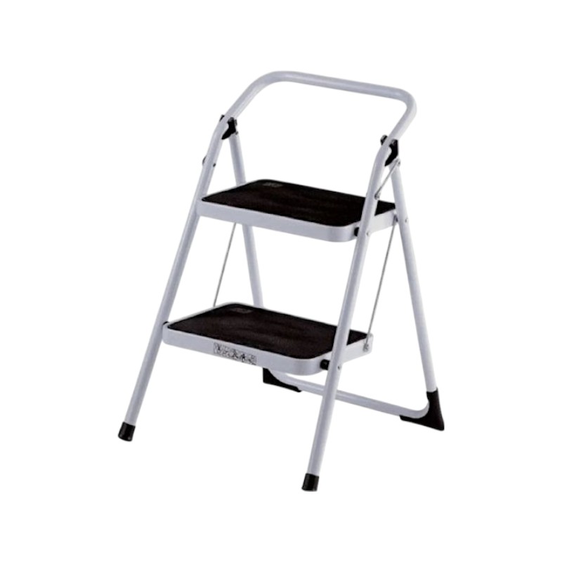 Πτυσσόμενη σκάλα-σκαμπό σιδερένια - 106-2 - 617426
