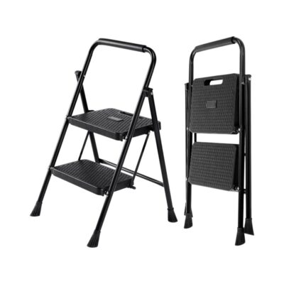 617464 Πτυσσόμενη σκάλα-σκαμπό σιδερένια - 109-2 - 617464