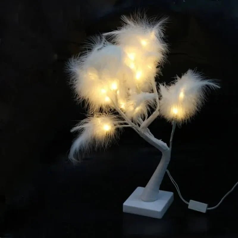 63073 Χριστουγεννιάτικο διακοσμητικό φωτιζόμενα δεντράκια θερμό χρώμα LED 50cm 24L - Christmas tree