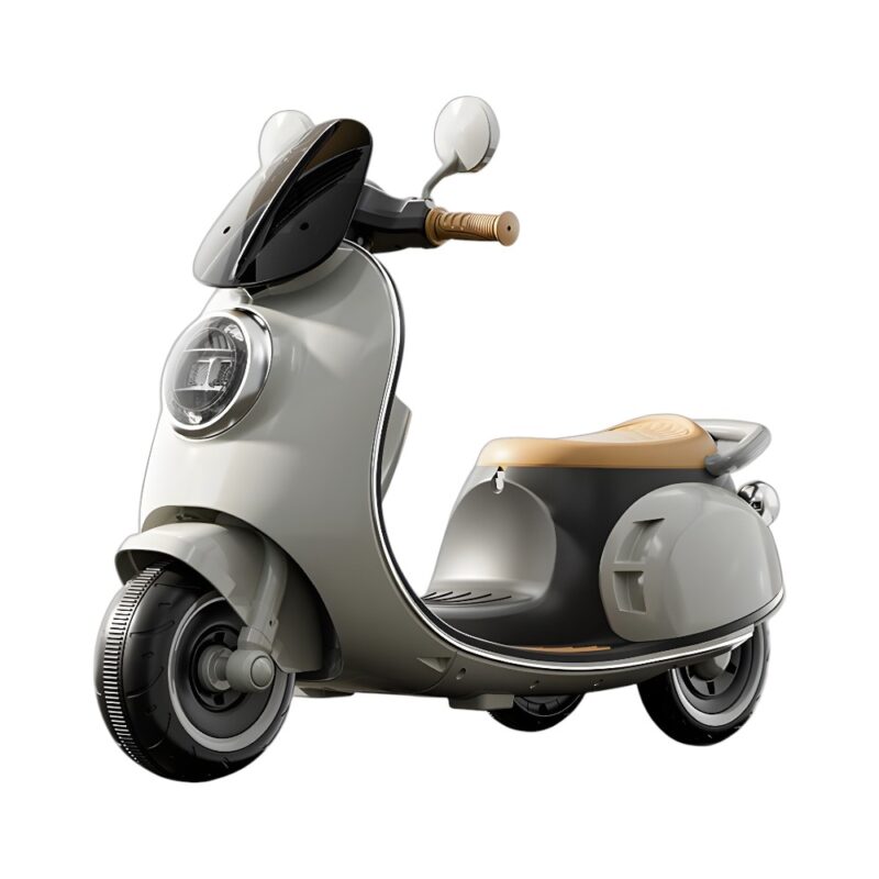 Παιδικό ηλεκτροκίνητο τρίκυκλο scooter - BJQ-1001 - 701115 - Grey