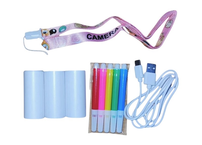 Παιδική Instant φωτογραφική μηχανή με εκτυπωτή - D3 - 851548 - Brown