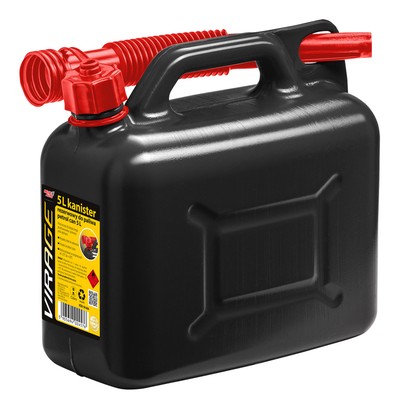 94-064 MOJE AUTO δοχείο καυσίμων 94-064 με σπιράλ, πλαστικό, 5lt, μαύρο