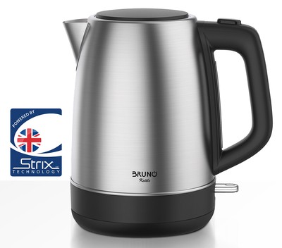 BRN-0246-01 BRUNO BRN-0246 Βραστήρας νερού ανοξείδωτος 1.7L STRIX 2200W, Inox