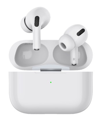 C300-PRO CELEBRAT earphones με θήκη φόρτισης C300 Pro, True Wireless, 13mm, 30/300mAh, λευκά