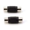 CAB-R021-1 POWERTECH αντάπτορας RCA θηλυκό σε θηλυκό CAB-R021, μαύρος